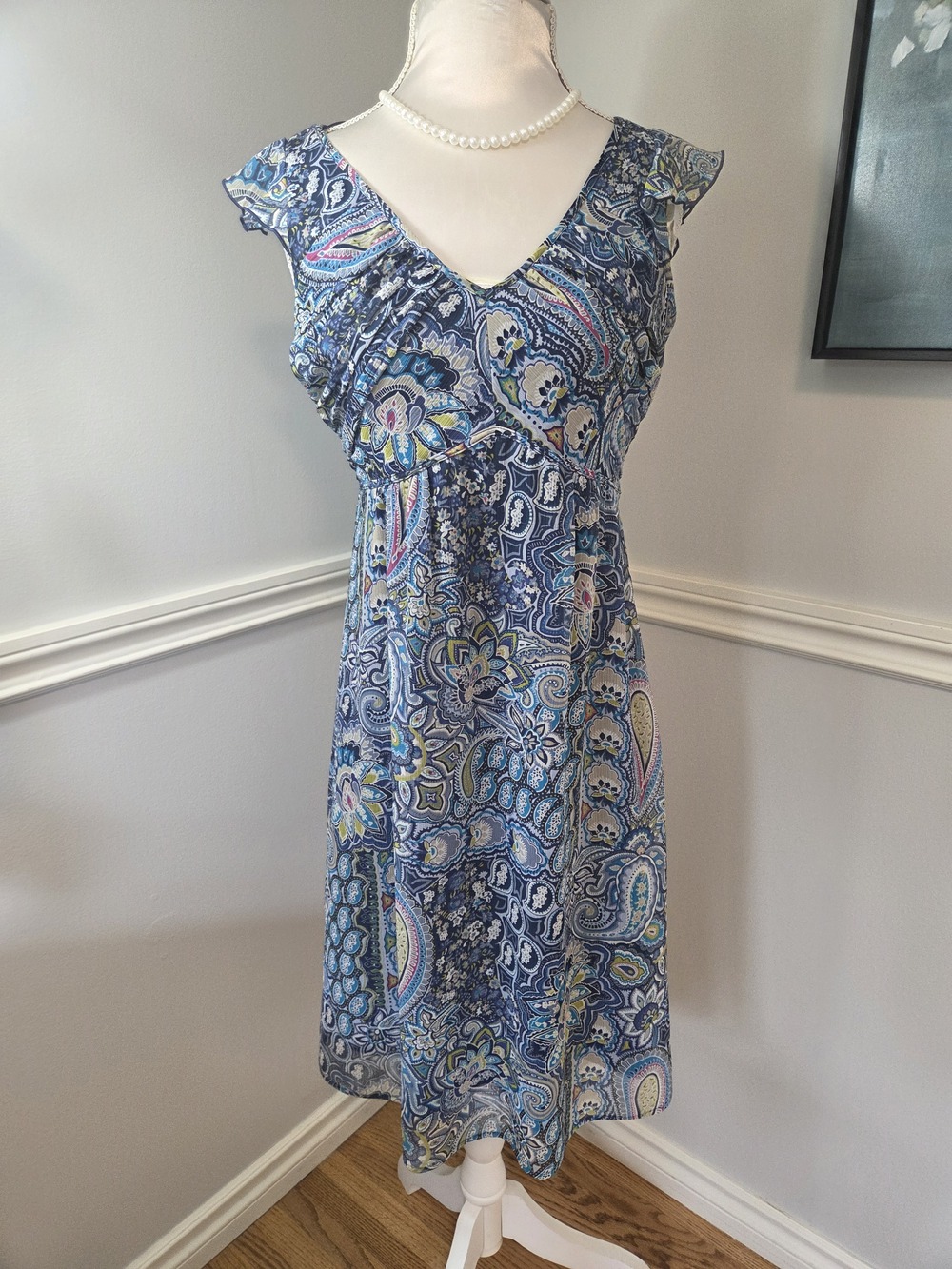 S Paisley Summer Dress